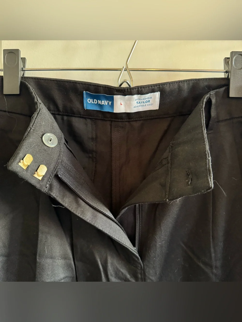 NWT Old Navy | Taylor Shorts Extra High-Rise Adjustable Waist Black Size Large